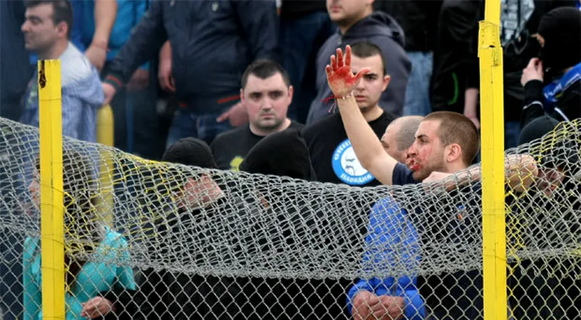 Incidente grave în Bulgaria:** zece fani răniți la meciul Botev  - Levski! Fanii sofioți s-au dezlănțuit după ce au fost loviți cu pietre
