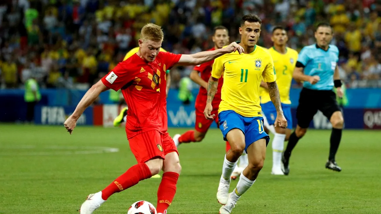 Kazanul plin cu fotbal! Belgia elimină Brazilia, 2-1, după un meci electrizant și aduce coroana în Europa. Cronica partidei în care gândirea rece a lui Martinez a întrecut romantismul lui Neymar