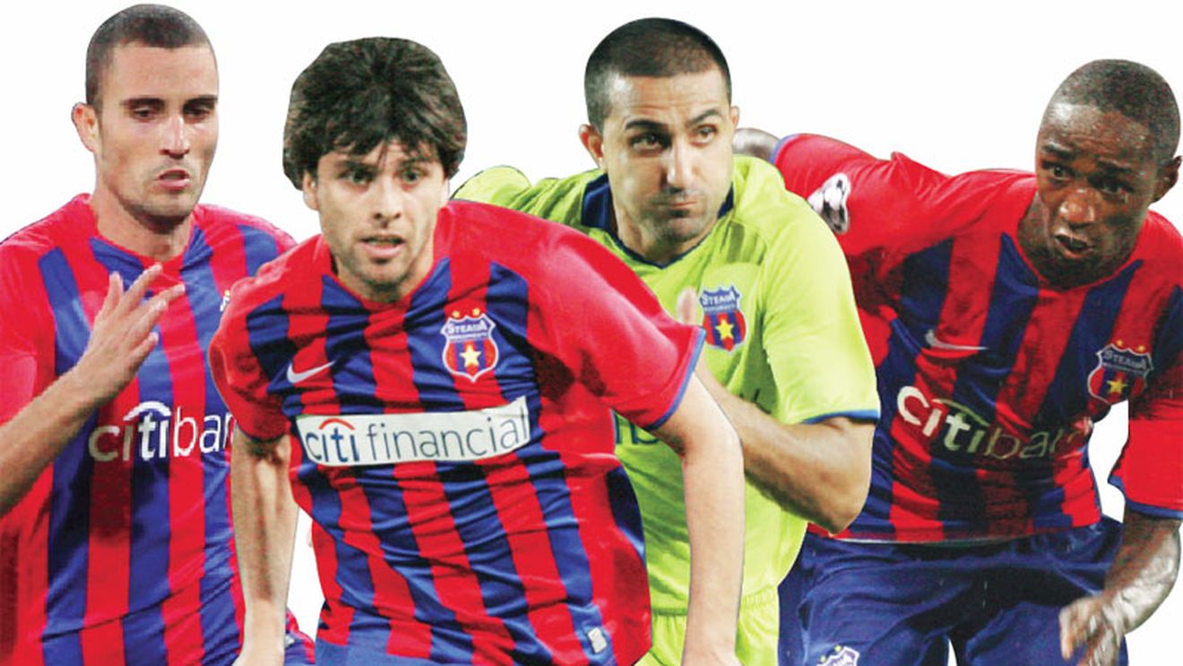 Patru jucători ai Stelei vor sta pe bancă la meciul cu Gaz Metan