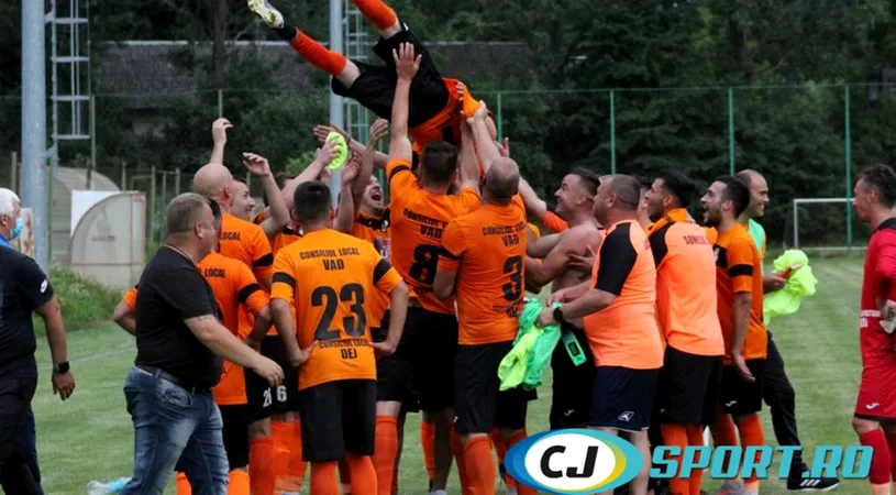 Someșul Dej a câștigat dramatic returul barajului cu ”Victoria Cluj”, în minutul 90, și va fi reprezentanta Clujului la turneul de promovare în Liga 3