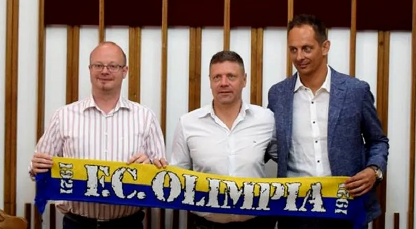 Tibor Selymes e noul antrenor al Olimpiei.** Primarul din Satu Mare a făcut prezentarea oficială: 