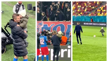 Imagini fabuloase cu familia lui Florin Tănase. Ce a postat soția vedetei lui Gigi Becali, după FCSB – Midtjylland 2-0