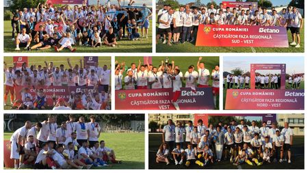 Câștigătoarele celor șapte finale din Faza Regională a Cupei României, ediția 2025/26