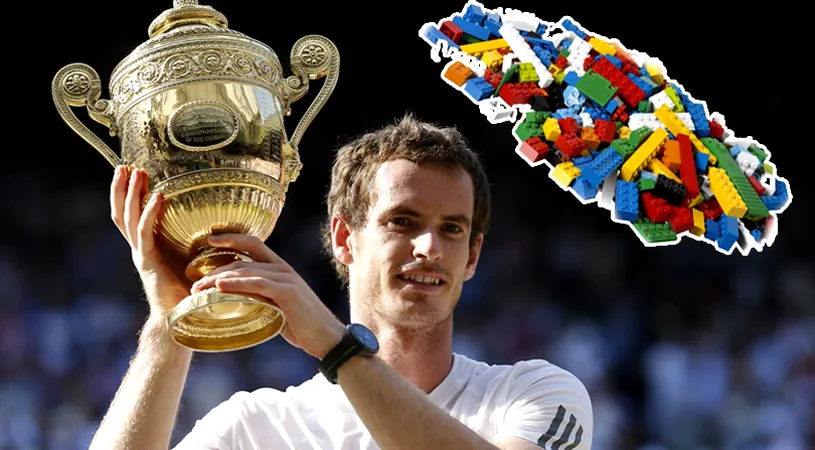 Evenimentul la care părinții au intrat gratuit, pe biletul copiilor. Andy Murray a fost vedeta zilei: portret din 46.000 de piese Lego | FOTO