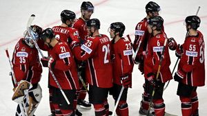 Granzii hocheiului luptă pentru titlu