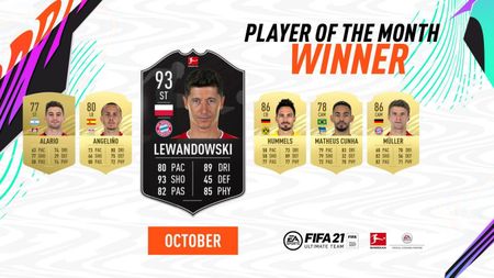 Robert Lewandowski este jucătorul lunii din eBundesliga! Cardul impresionant pe care l-a primit în FIFA 21