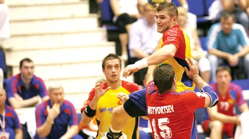 Naționala masculină de handbal, două înfrângeri în Belarus