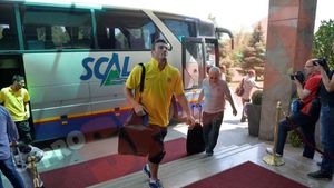 FOTO: Steliștii au ajuns la Skopje! Campionii s-au cazat la cel mai luxos hotel din Capitala Macedoniei