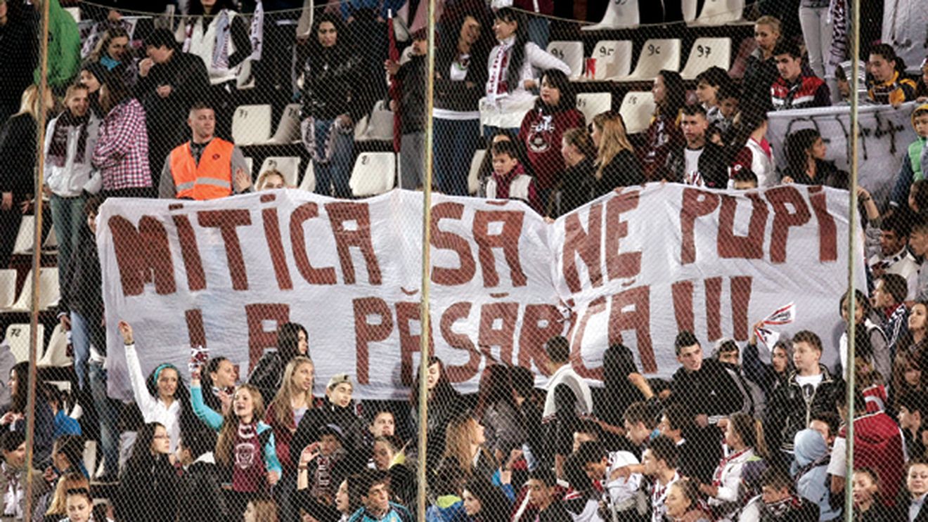 I-a scăpat păsărica** Mitică le-a jignit pe fanele Rapidului: "Niște căzături"