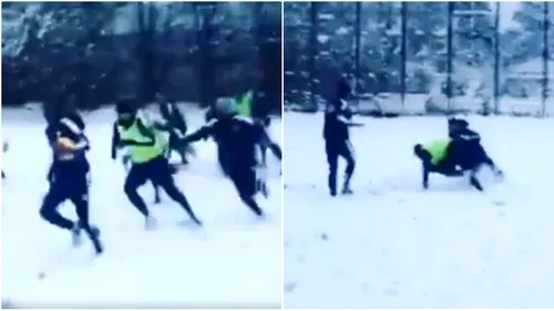 VIDEO | Cum se antrenează ieșenii înainte de meciul cu FCSB. Scheme de rugby, placaje în zăpadă și voie bună în cantonamentul echipei lui Flavius Stoican :)