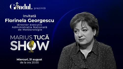 Marius Tucă Show începe miercuri, 31 august, de la ora 20.00, live pe gândul.ro