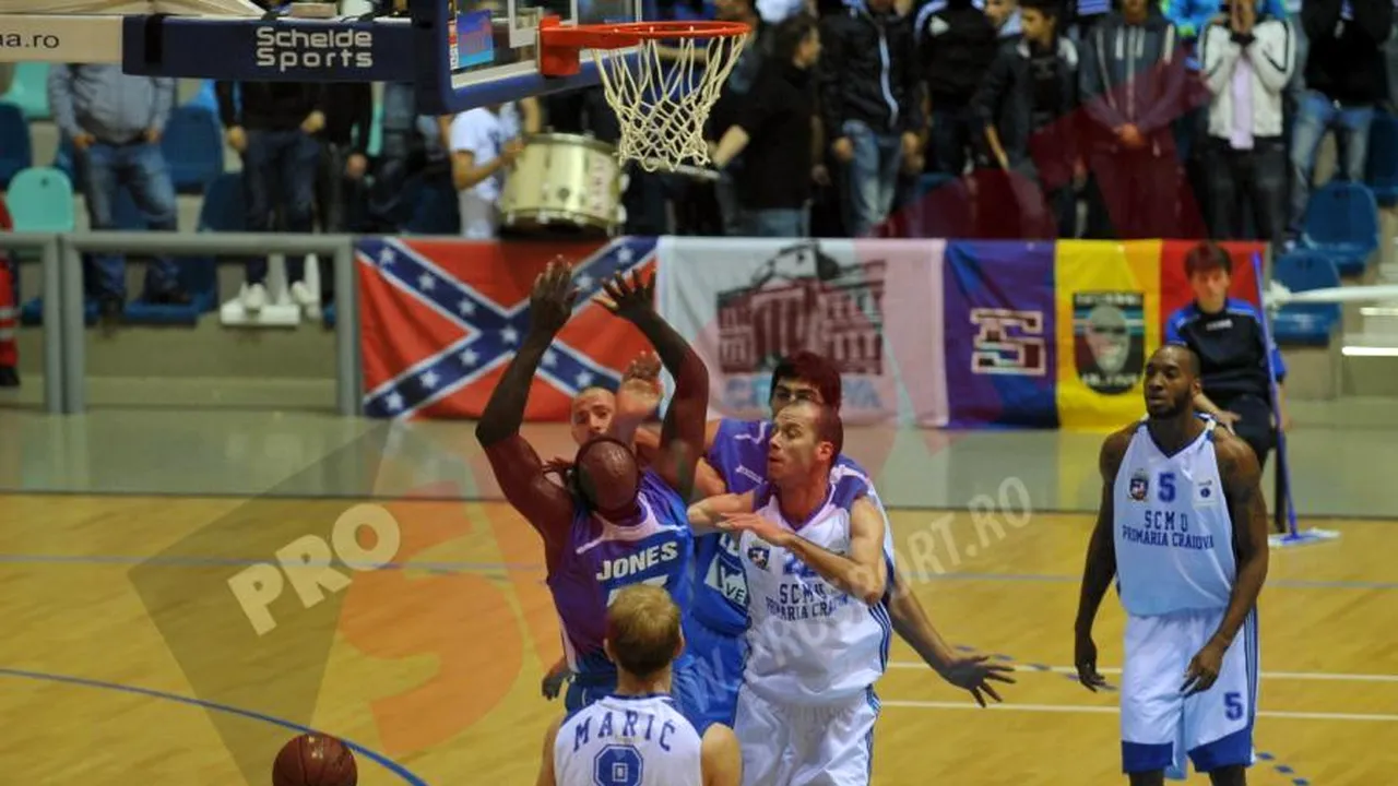 KK Vllaznia - SCM U Craiova, scor 72-75, în Liga Balcanică la baschet masculin