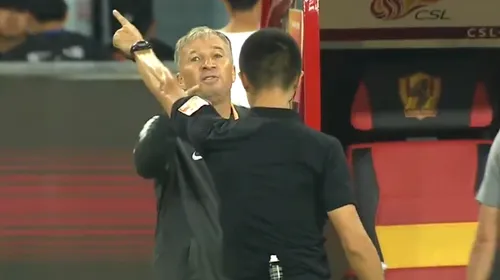 Never change, Dan Petrescu! VIDEO | „Bursucul”, eliminat în ultimul meci din China. Ce i-a putut striga arbitrului în limba română