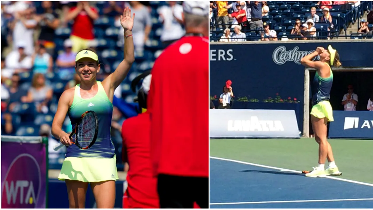 Râul și ramul, prietenii Simonei la Toronto! Azarenka a pierdut incredibil, iar Halep are o posibilă semifinală lejeră