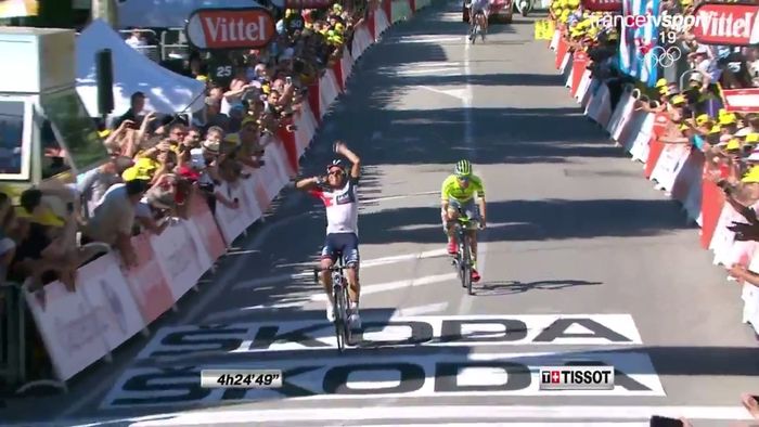 Columbian, dar nu Quintana! Jarlinson Pantano a câștigat etapa a 15-a din Turul Franței, după șapte cățărări și un sprint cu Rafal Majka. Favoriții au sosit în același timp