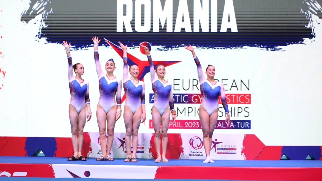 Echipa de gimnastică feminină a României a ratat la mustață podiumul la Campionatul European din Antalya, dar s-a calificat la Mondial
