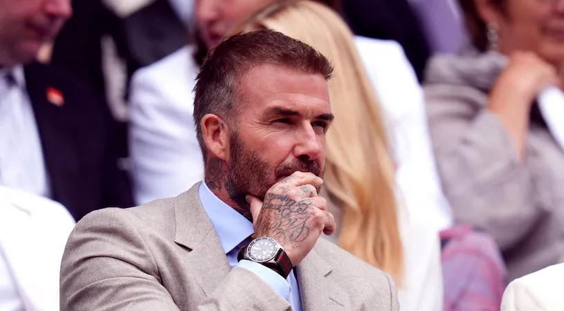 Cu ce ceas a fost surprins David Beckham la Wimbledon! Suma este accesibilă și pentru românii cu venituri medii