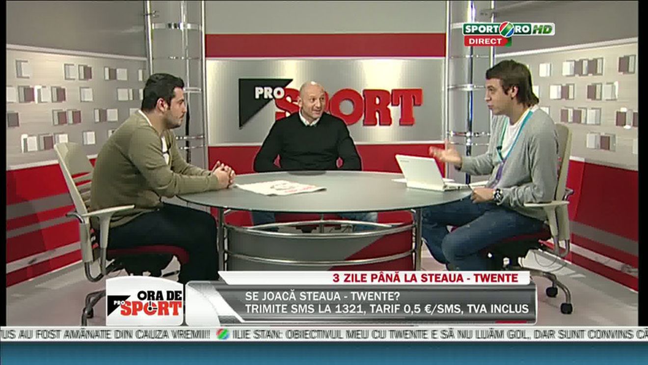 Bogdan Stelea este invitatul lui Costin Ștucan la "Ora de ProSport"