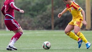 Naționala feminină under 19 a României a remizat cu Moldova, scor 2-2, într-un meci amical