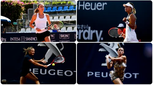 Știm deja semifinalele turneului de tenis de la Palermo! La ce oră se vor disputa cele două partide din circuitul WTA