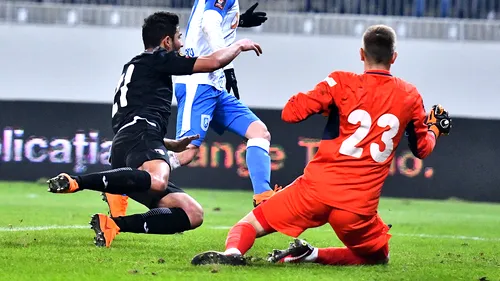 Astra - CS U Craiova 1-0. Se duseră șansele la titlu! Takayuki Seto a marcat superb la Giurgiu