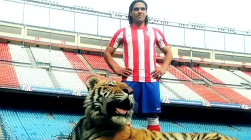 Surpriza lui Atletico Madrid pentru Falcao!** VIDEO Întâlnirea tigrilor pe Vicente Calderon
