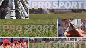 Cum arată terenul din „Ștefan cel Mare” înaintea startului Ligii 2! Atmosfera din „Groapă” e dezolantă: băncile de rezervă sunt rupte, de pe scaune a fost smulsă sigla lui Dinamo, iar în tribune sunt grămezi de gunoaie | EXCLUSIV FOTO & VIDEO