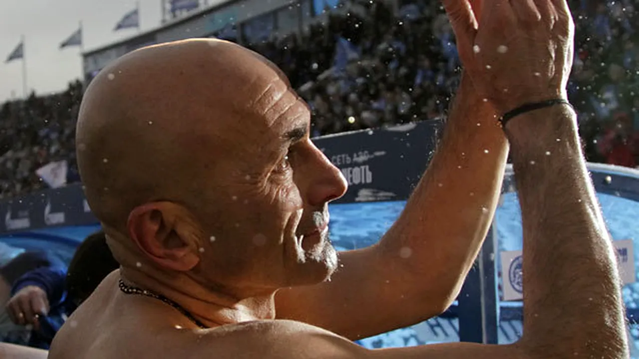 VIDEO** Spalletti, bucurie nebună la primul titlu din carieră! S-a dezbrăcat la -15 grade!