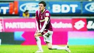 Rapidul, fără căpitan în Bănie! Vezi cine l-ar putea înlocui pe Lazăr