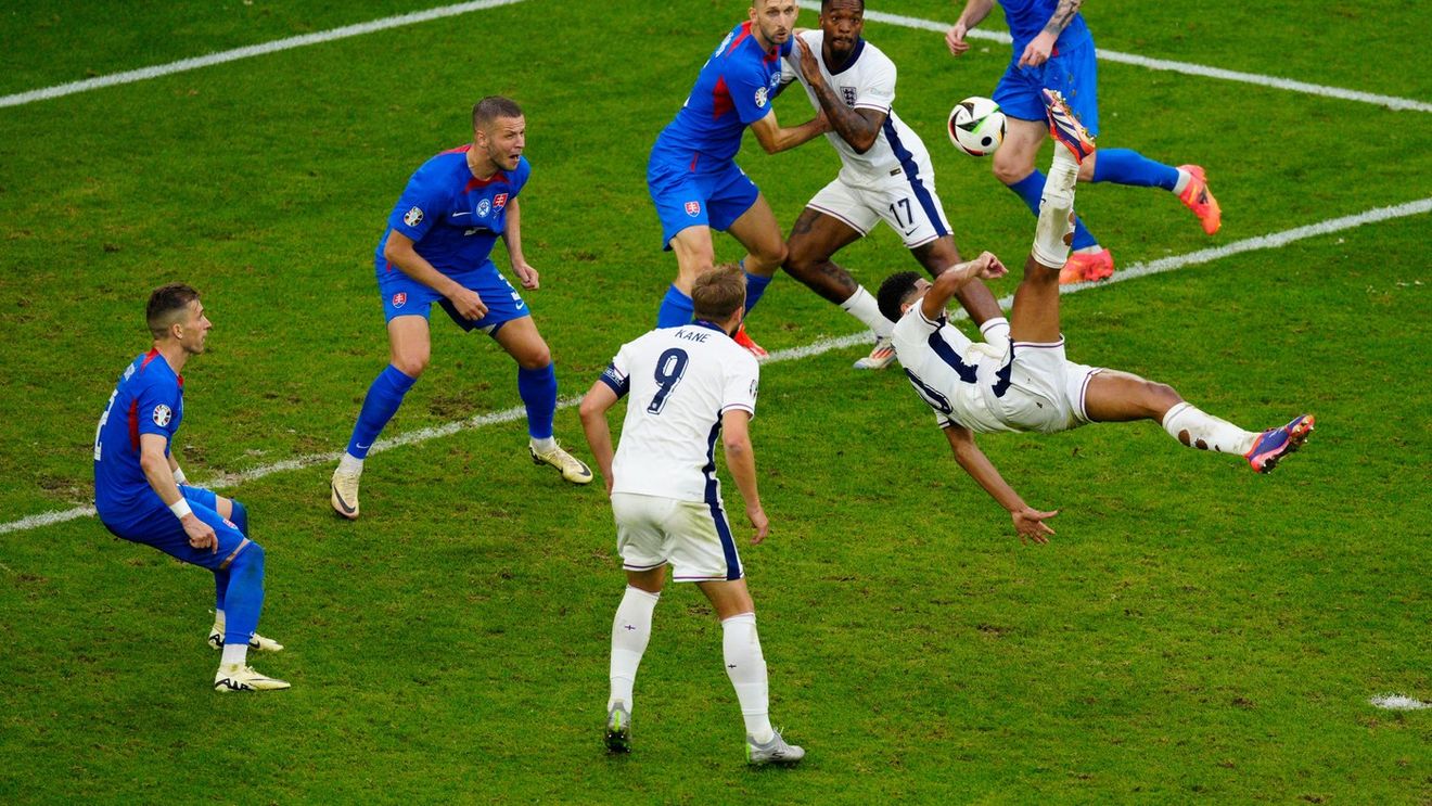 E haos în Anglia! Jude Bellingham poate primi o suspendare drastică pentru gestul obscen pe care l-a făcut în dreptul băncii de rezerve a Slovaciei, după ce a marcat! UEFA a deschis anchetă, fotbalistul a încercat să dea o explicație puerilă