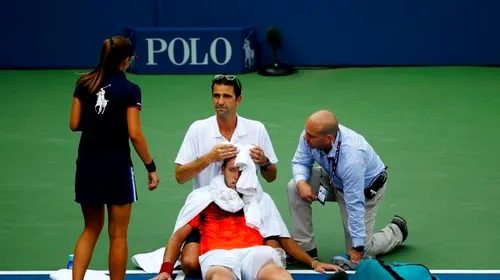 Scene dramatice la US Open. Americanul Jack Sock a leșinat pe teren din cauza căldurii și s-a retras din competiție