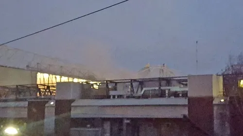 Incendiu pe Old Trafford în această dimineață! Pompierii au ajuns imediat la fața locului: motorul unui lift, cauza incidentului