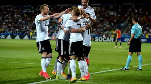 Germania a făcut show în meciul cu Danemarca, de la EURO U21. Rezultatele Grupei B