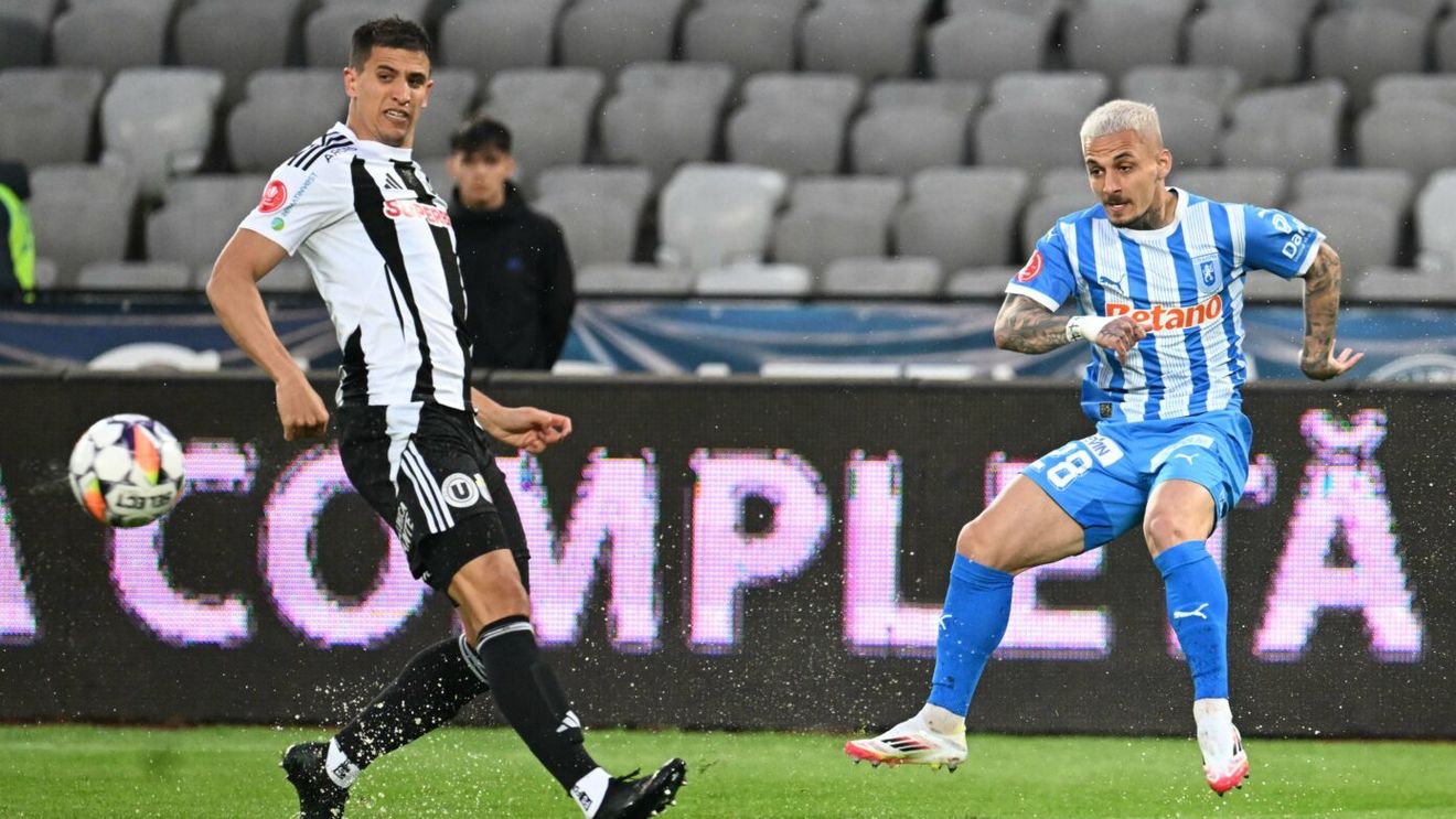 U Cluj - Universitatea Craiova 2-1, în etapa 6 din play-off-ul Superligii. Echipa lui Rădoi riscă să ajungă pe ultimul loc al podiumului