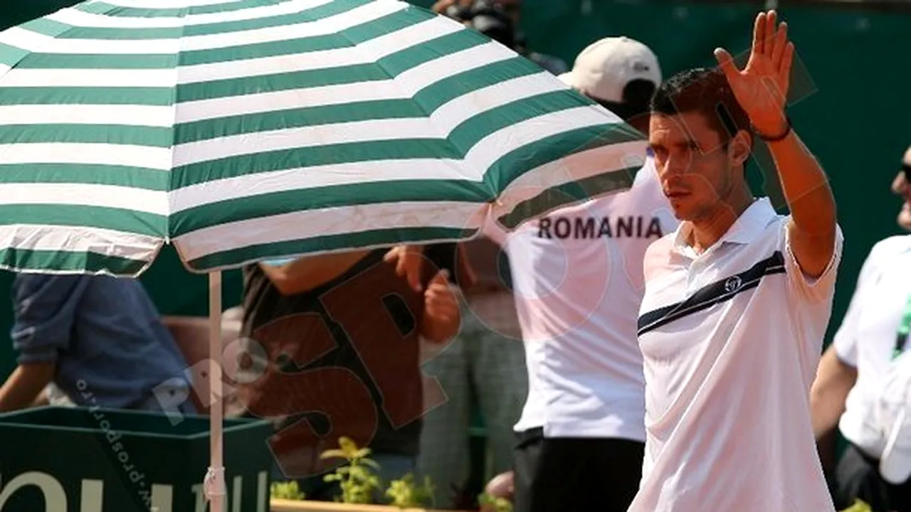 Victor Hănescu a urcat trei poziții în clasamentul ATP