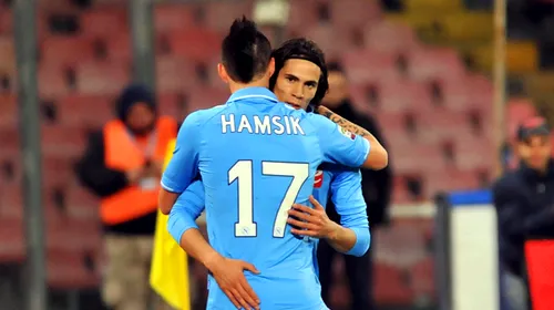 Fiesta la Napoli!** Cavani și Hamsik strică sezonul perfect al „Bătrânei Doamne”! Juve – Napoli 0-2, în finala Cupei Italiei