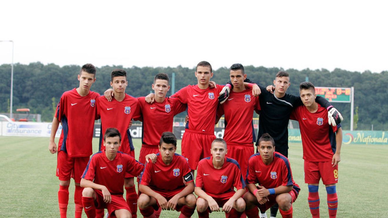 "Steaua mică", din alt film! Roș-albaștrii se prezintă în UEFA Youth League cu un aspect de amatori