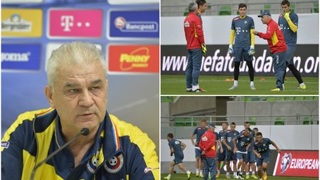 Iordănescu, nervos înainte de meciul cu Ungaria: "Sunt 50% decis asupra echipei de start. Să văd cum dorm la noapte". FOTO Antrenamentul tricolorilor de la Budapesta
