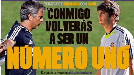 Mourinho are un plan pentru Kaka! "Vei fi din nou numărul unu!"