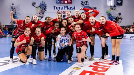 Gloria Bistrița, victorie imensă în Liga Campionilor: 38-35 pe terenul danezelor de la Nykobing Falster!