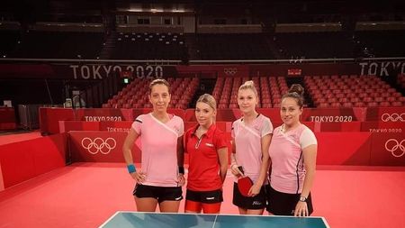 Echipa feminină a României la tenis de masă s-a calificat în sferturile de finală la Jocurile Olimpice + Prima atletă din delegația tricoloră calificată în finală la Tokyo