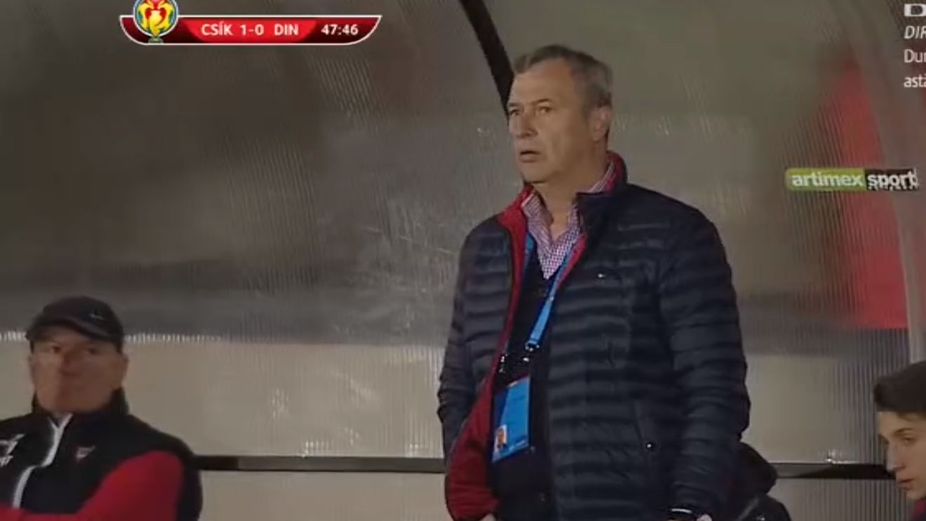 FOTO | "Ce e asta?":) Rednic nu a înțeles nimic după ce a luat gol de la Csikszereda! Cum a fost surprins antrenorul după golul primit din lovitură liberă