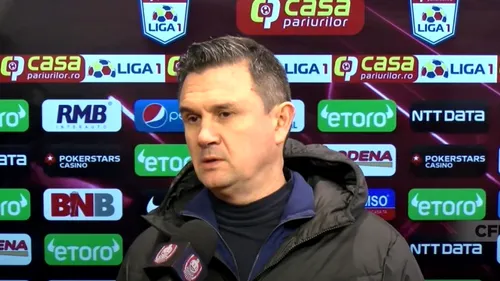 Cristi Balaj, reacție sfidătoare la adresa FCSB. „Nu ne-am așteptat să facă atât de multe puncte! Fotbalul i-a pedepsit!”