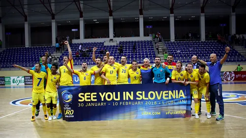 România s-a calificat la Campionatul European de futsal!