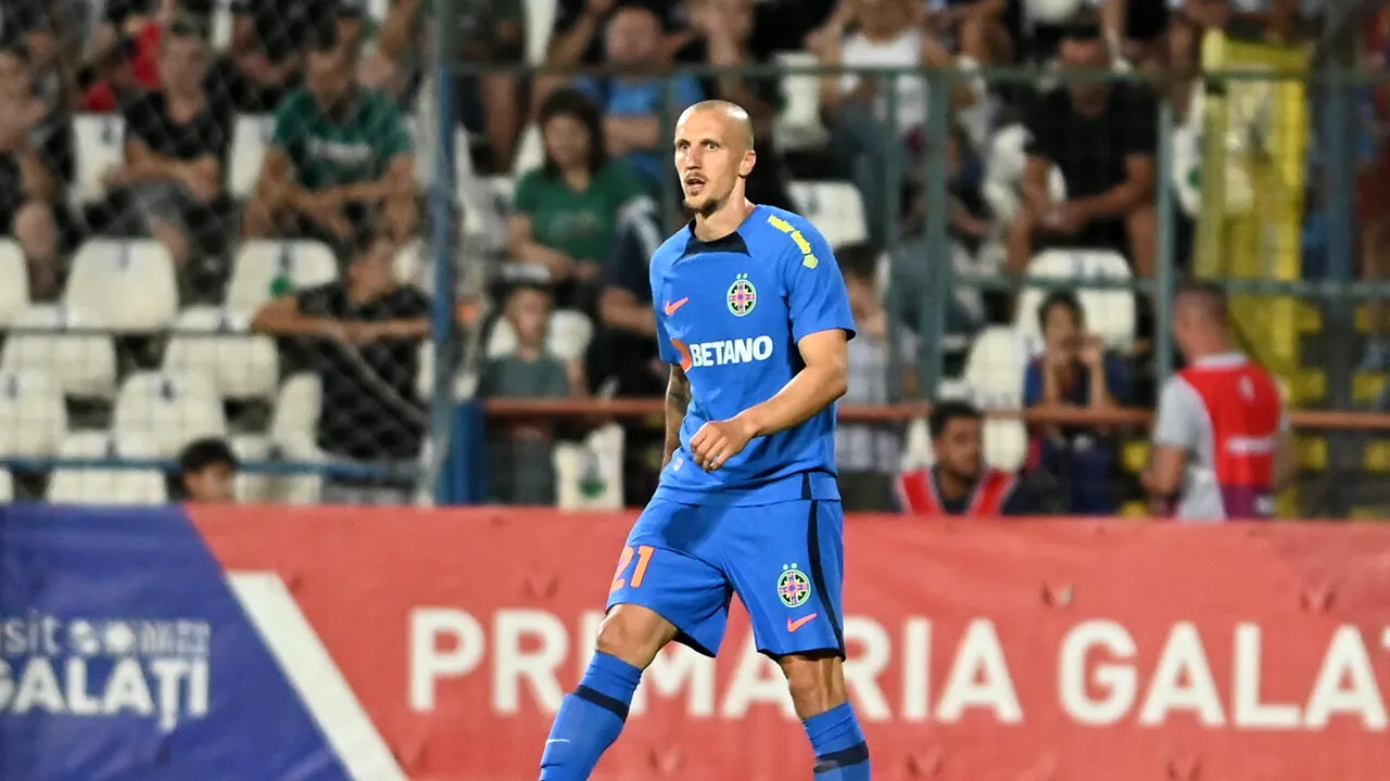 Vlad Chiricheș revine după 10 ani în Superliga: e titular în Oțelul Galați - FCSB! Surpriză majoră: cine e căpitanul roș-albaștrilor
