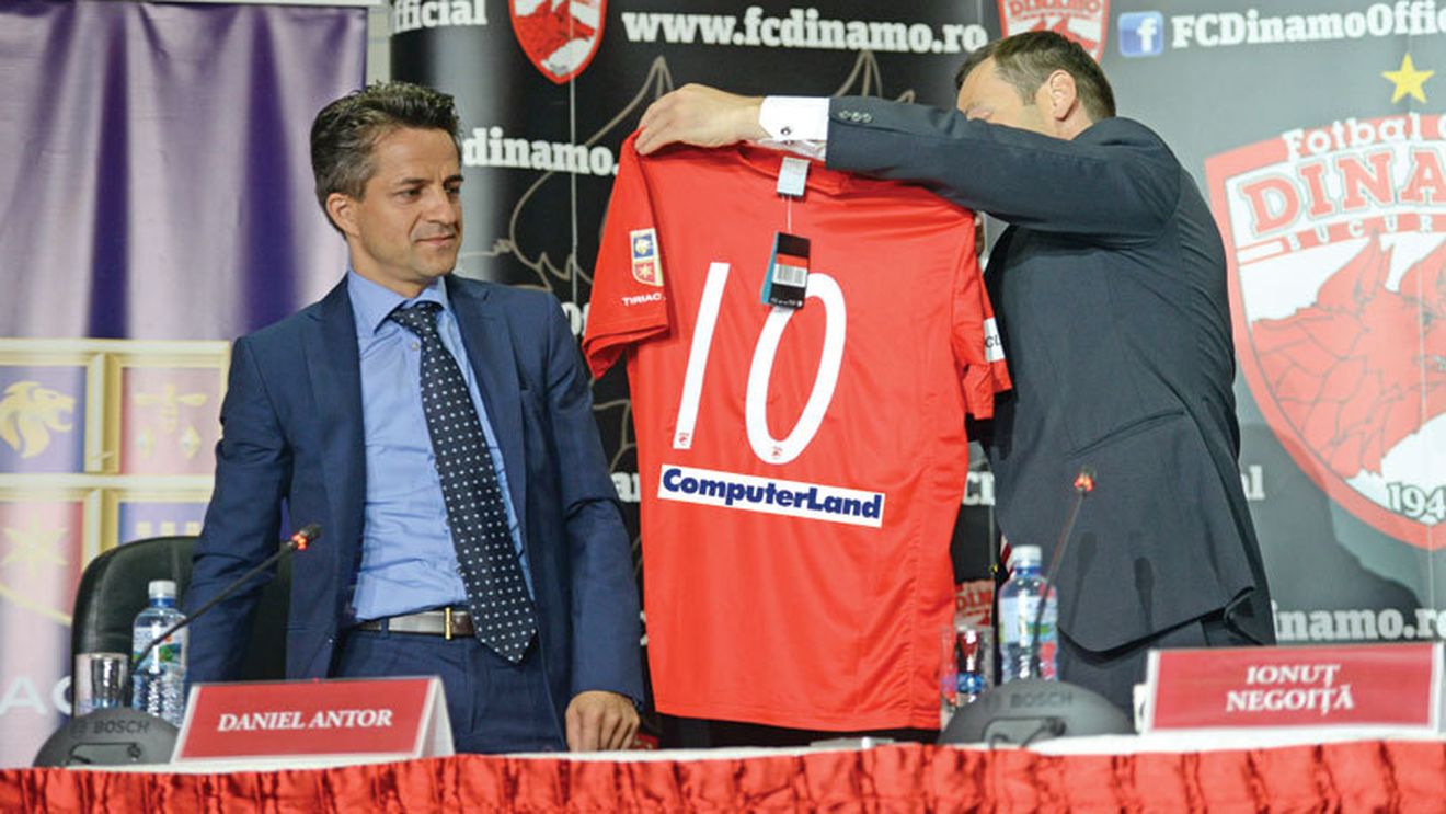 Reapare Badea pe echipamentul "câinilor". Cel mai vechi sponsor al lui Dinamo lipsea de pe noile tricouri