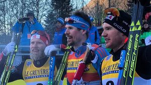 Ustiugov a câștigat și a treia etapă în "Tour de Ski". Într-una din cele mai spectaculoase probe, Paul Pepene a terminat pe locul 43