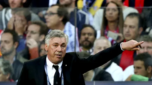 Carlo Ancelotti, aproape de o revenire la AC Milan: „Voi lua decizia miercuri”