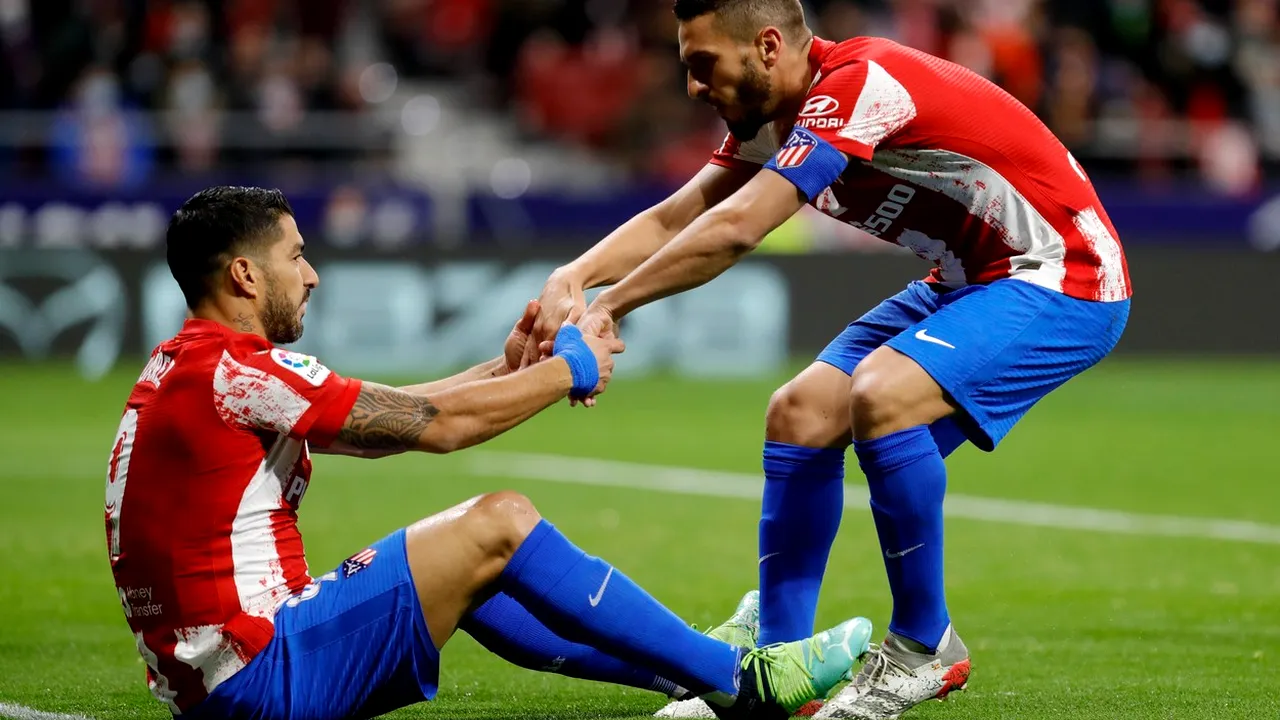 Atletico Madrid - Getafe, 7 goluri într-un meci nebun! Luis Suarez, schimbat după ce a ratat un penalty!