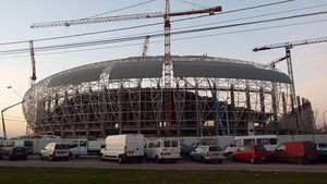 FOTO SPECTACULOS | Stadionul din Craiova se conturează pe zi ce trece. Când va fi inaugurat